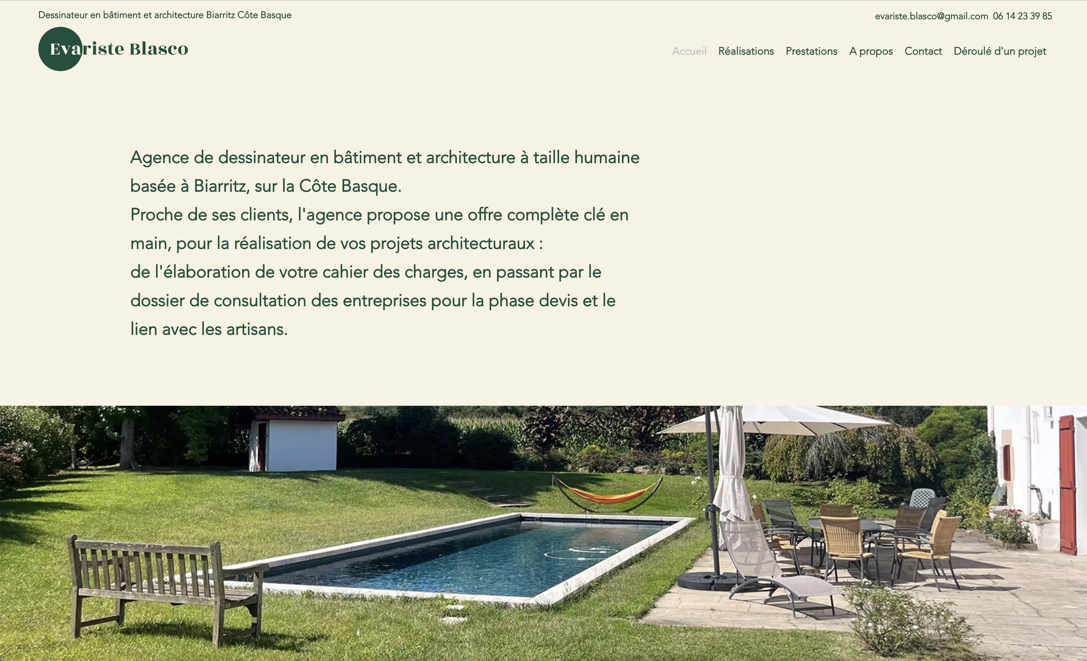 Evariste blasco dessinateur en batiment architecture biarritz pays basque