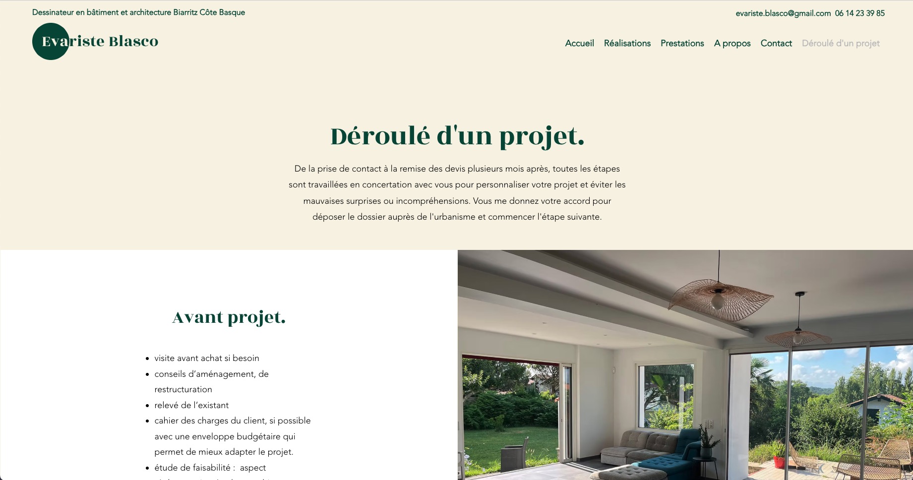 Evariste blasco dessinateur en batiment architecture biarritz pays basque